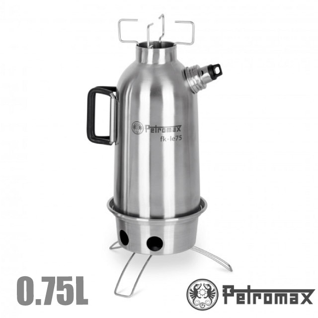 【德國 Petromax】 Fire Kettle Stainless Steel不鏽鋼煮水壺0.75L/fk-le75✿30E010